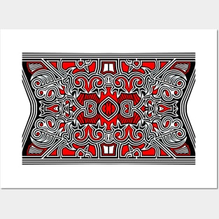 tribal batak motif 5 Posters and Art